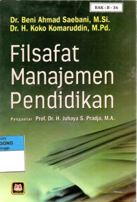 Filsafat Manajemen Pendidikan