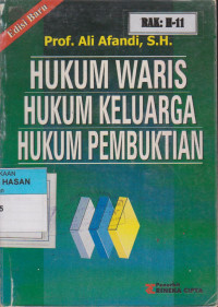 HUKUM WARIS, HUKUM KELUARGA, HUKUM PEMBUKTIAN