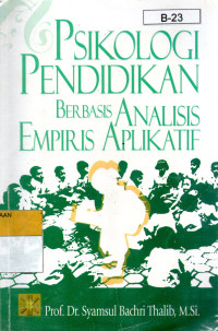 Psikologi Pendidikan Berbasis Analisis Emoiris Aplikatif