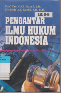 PENGANTAR ILMU HUKUM INDONESIA
