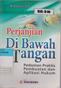 PERJANJIAN DI BAWAH TANGAN