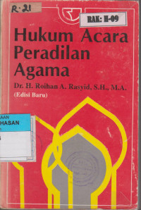 HUKUM ACARA PERADILAN AGAMA