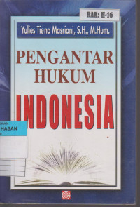 PENGANTAR HUKUM INDONESIA