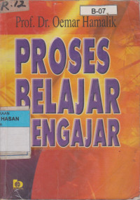 PROSES BELAJAR MENGAJAR