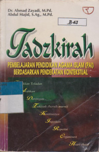 TADZKIRAH : PEMBELAJARAN PENDIDIKAN AGAMA ISLAM BERDASARKAN PENDEKATAN KONTEKSTUAL