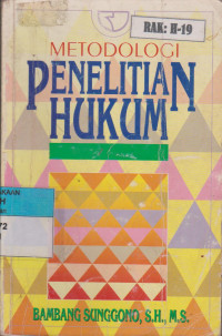 METODOLOGI PENELITIAN HUKUM