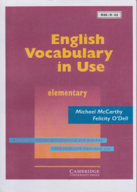 ENGLISH VOCABULARY IN USE