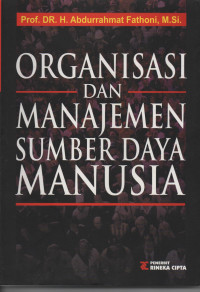 Organisasi & Manajemen Sumber Daya Manusia