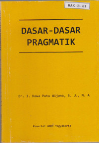 Dasar-Dasar Pragmatik