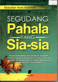 Segudang Pahala yang Sia-Sia